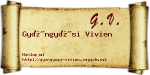 Gyöngyösi Vivien névjegykártya
