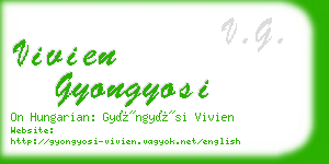 vivien gyongyosi business card